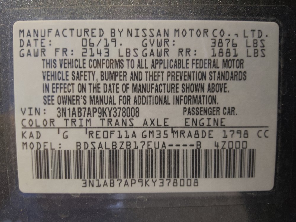 Used 2019 Nissan Sentra S FWD image 33