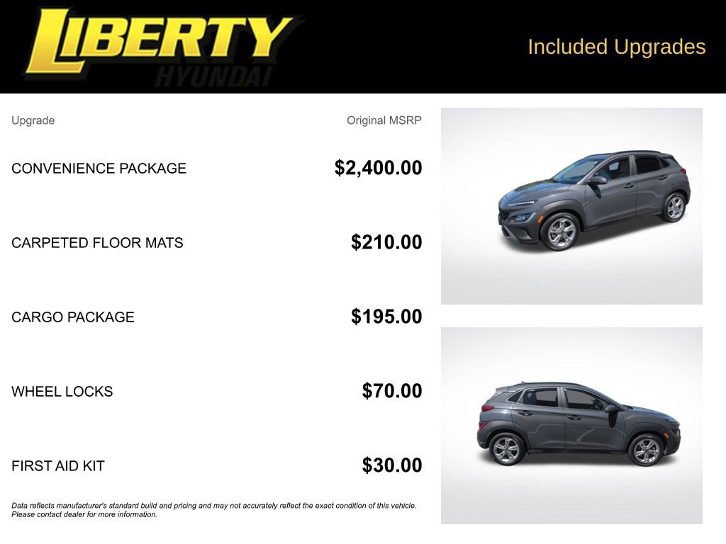 Certified 2023 Hyundai Kona SEL w/ Convenience Package AWD/4WD image 6