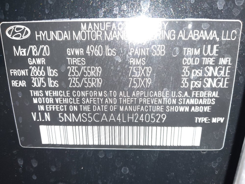 Used 2020 Hyundai Santa Fe Limited AWD/4WD image 33