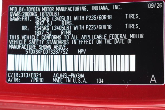 New 2026 Toyota Sienna XSE AWD/4WD image 19