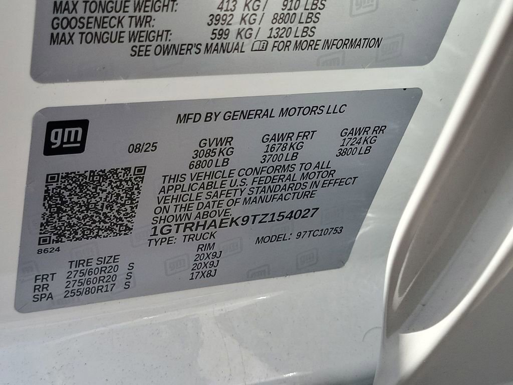 Used 2026 GMC Sierra 1500 Pro w/ Graphite Edition image 32