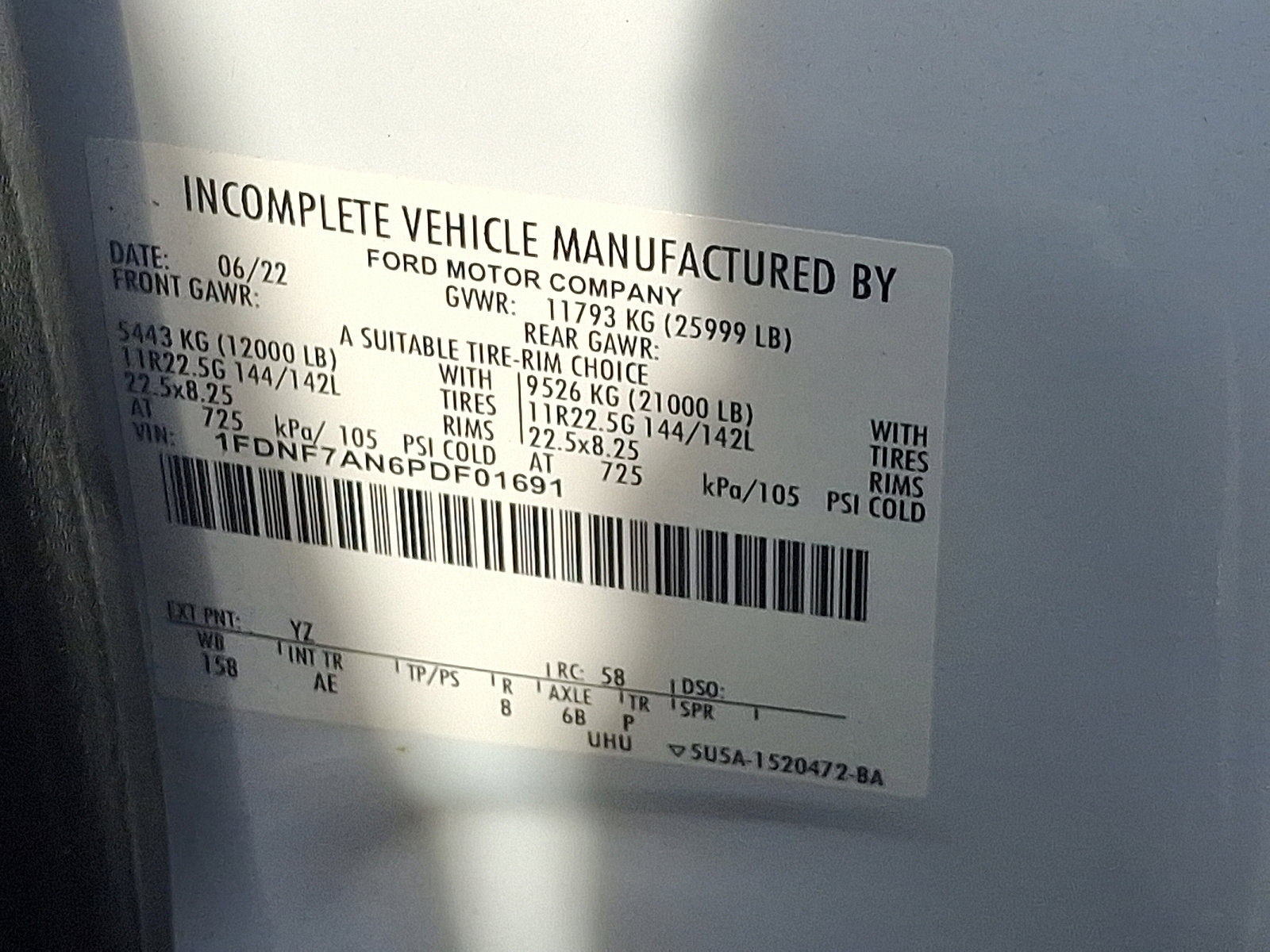 Used 2023 Ford F750 2WD Regular Cab Super Duty image 23