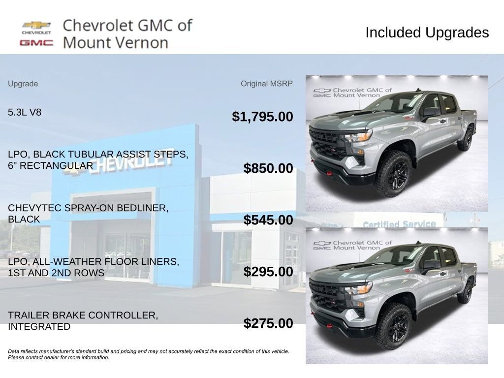 New 2026 Chevrolet Silverado 1500 Custom Trail Boss image 6