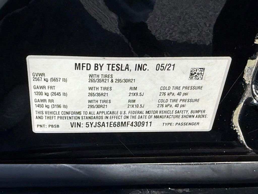 Used 2021 Tesla Model S Plaid image 74