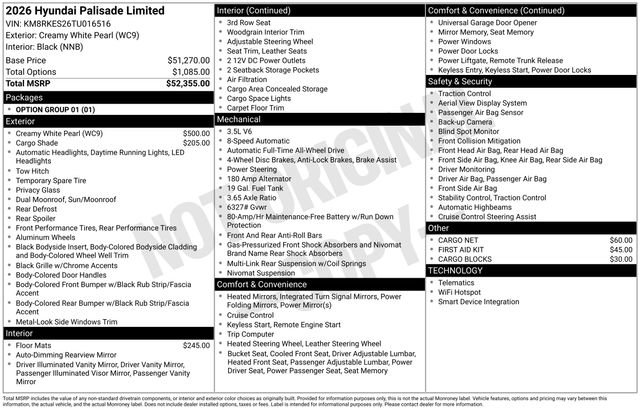 New 2026 Hyundai Palisade Limited image 9