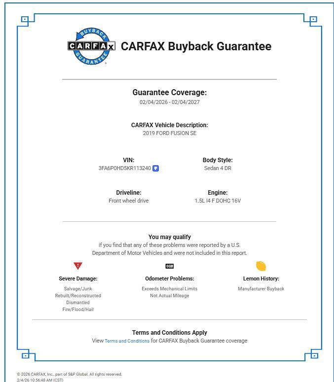 Used 2019 Ford Fusion SE image 22