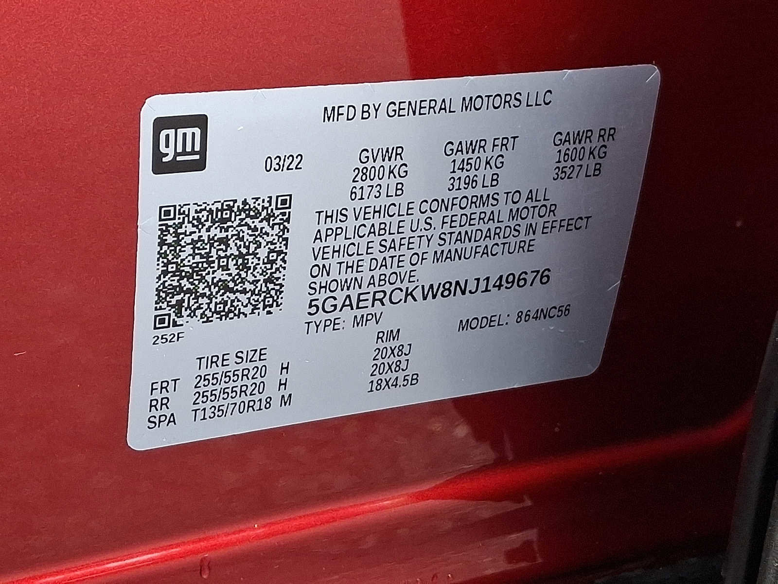 Certified 2022 Buick Enclave Premium w/ Surround and Sites Package image 34