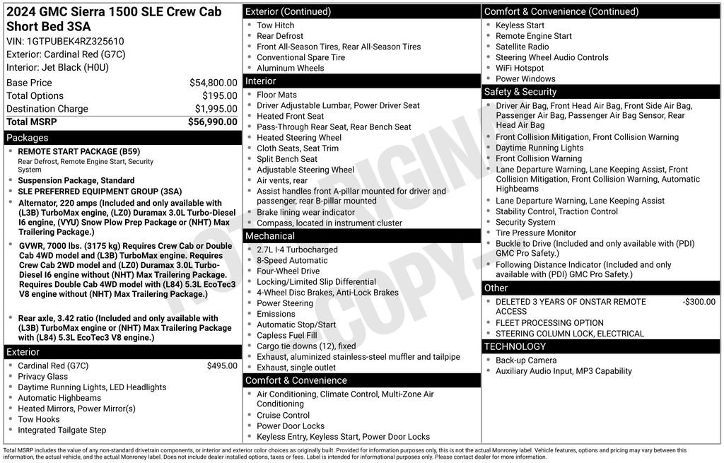 Certified 2024 GMC Sierra 1500 SLE AWD/4WD image 3