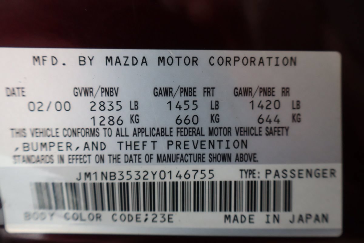 Used 2000 MAZDA MX-5 Miata RWD image 49