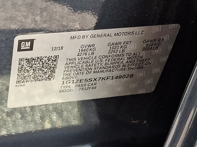 Used 2019 Chevrolet Malibu Premier w/ Sun and Wheel Package FWD image 32