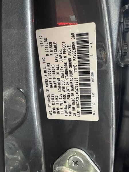 Used 2012 Honda Accord LX image 29
