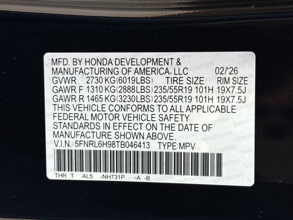 New 2026 Honda Odyssey Elite image 28