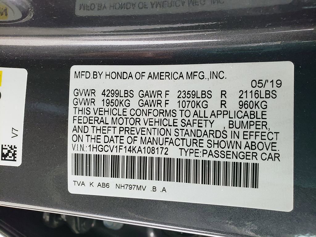 Used 2019 Honda Accord LX image 12