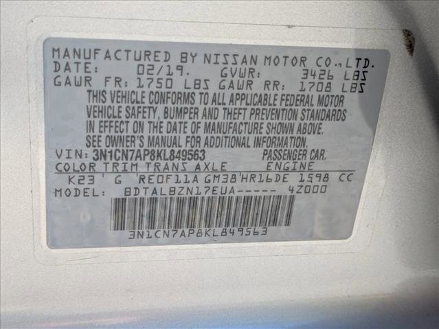 Used 2019 Nissan Versa SV FWD image 23