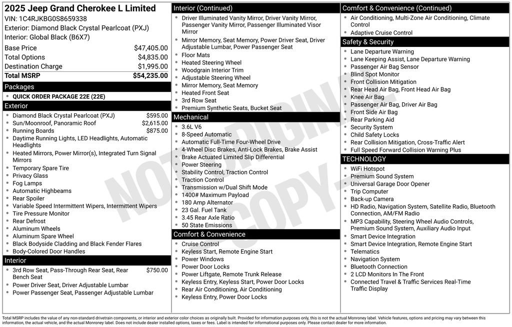 Used 2025 Jeep Grand Cherokee L Limited image 12