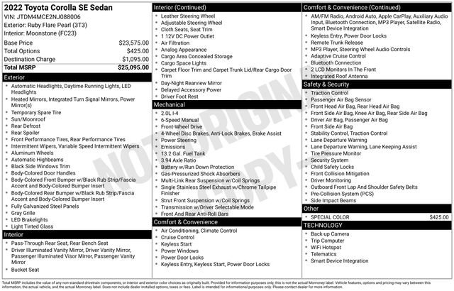 Used 2022 Toyota Corolla SE image 26