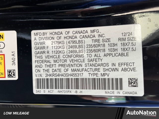 Certified 2025 Honda CR-V EX