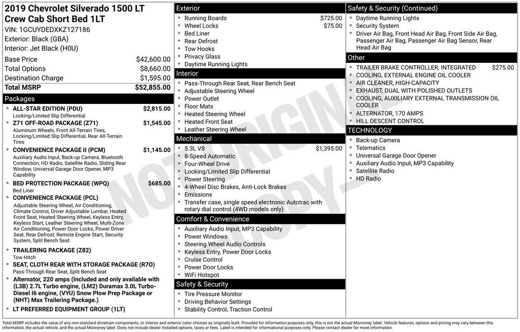 Used 2019 Chevrolet Silverado 1500 LT w/ All-Star Edition AWD/4WD image 26