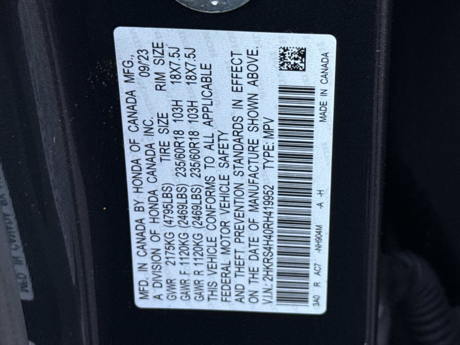 Certified 2024 Honda CR-V EX image 25