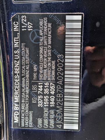 Certified 2023 Mercedes-Benz EQS 450+ 4MATIC SUV image 18
