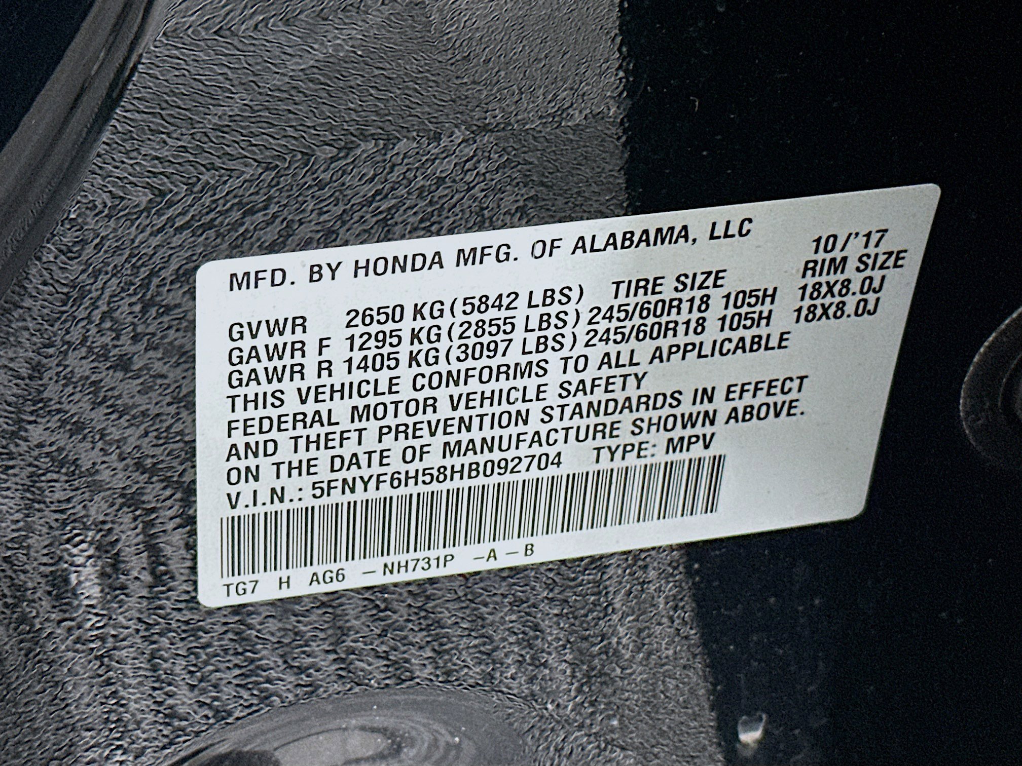 Used 2017 Honda Pilot EX-L image 12