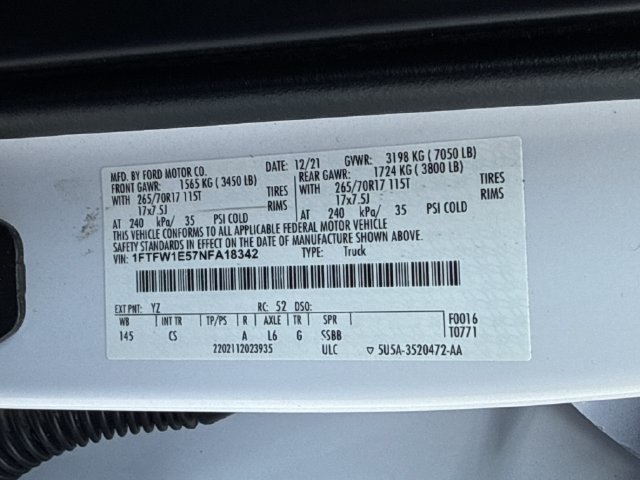 Used 2022 Ford F150 XL w/ Trailer Tow Package AWD/4WD image 30