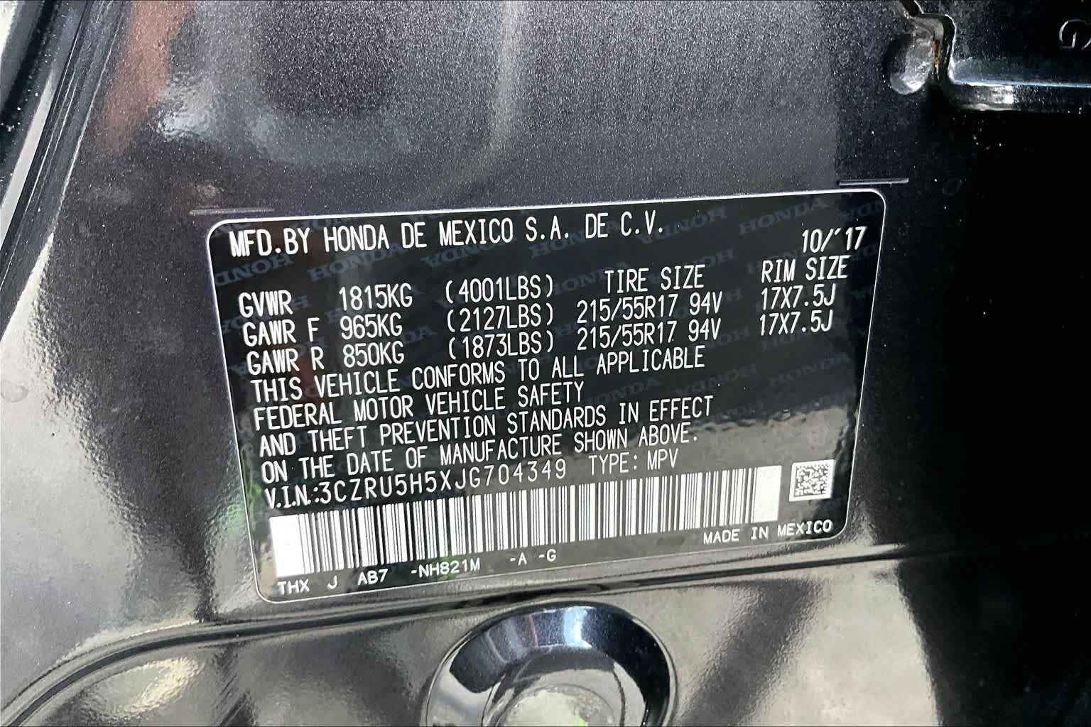 Used 2018 Honda HR-V EX image 37