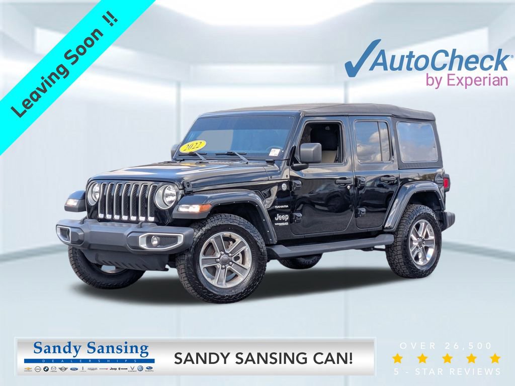 Used 2022 Jeep Wrangler Unlimited Sahara image 1