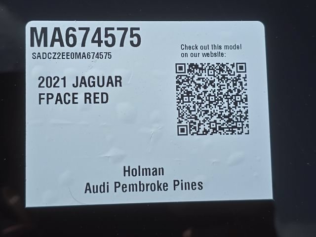 Certified 2021 Jaguar F-PACE SVR AWD/4WD image 32