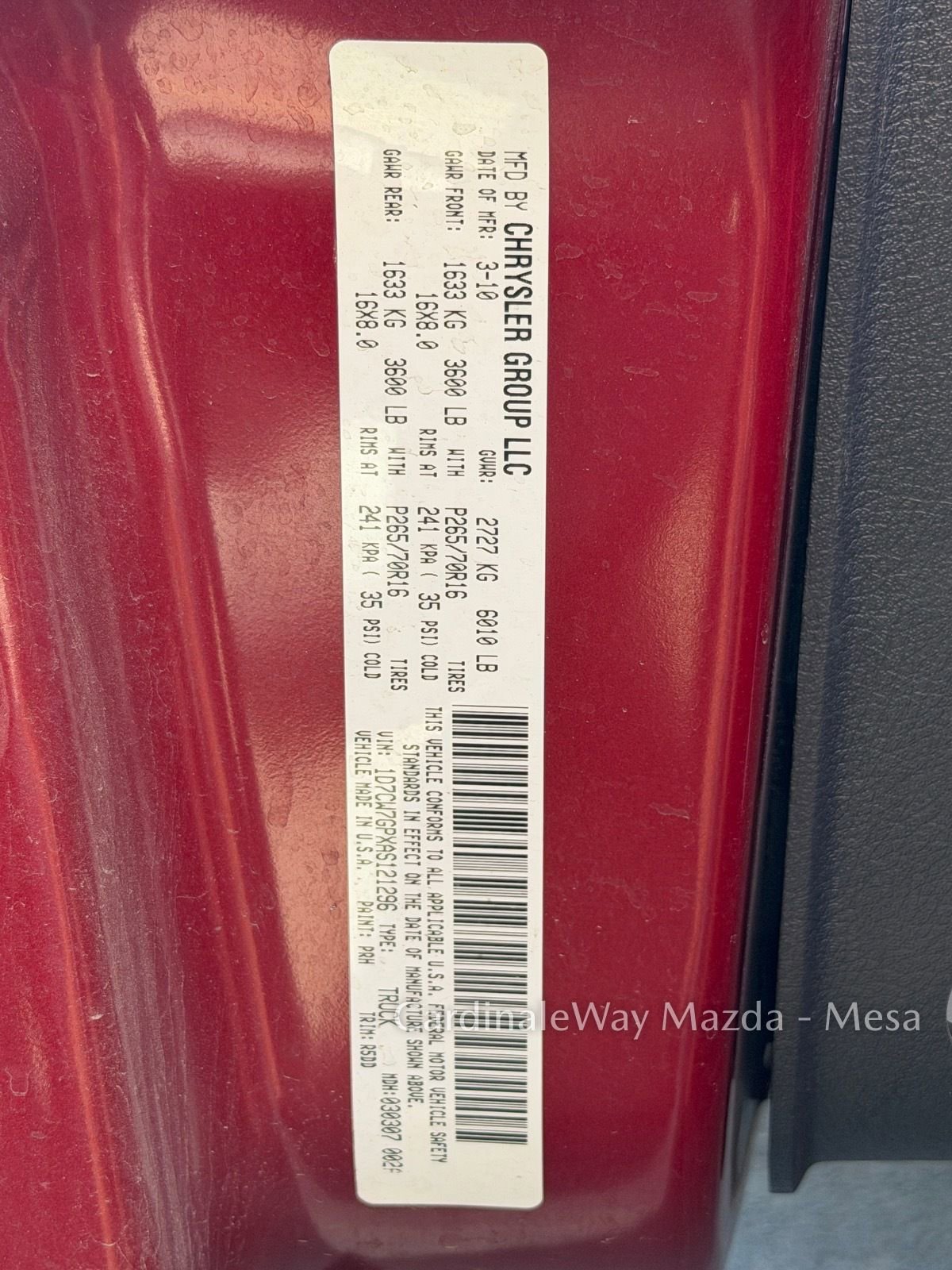 Used 2010 Dodge Dakota TRX w/ Trailer Tow Group image 14