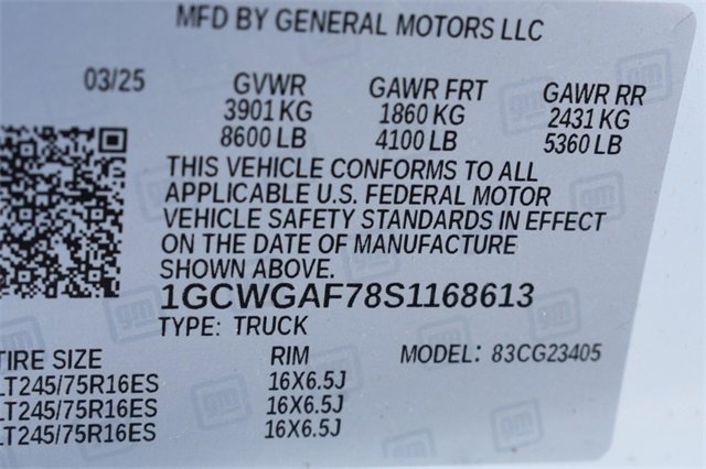 New 2025 Chevrolet Express 2500 Work Van w/ Driver Convenience Package image 32