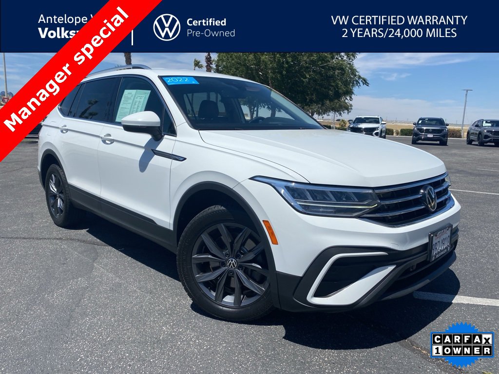 Certified 2022 Volkswagen Tiguan SE