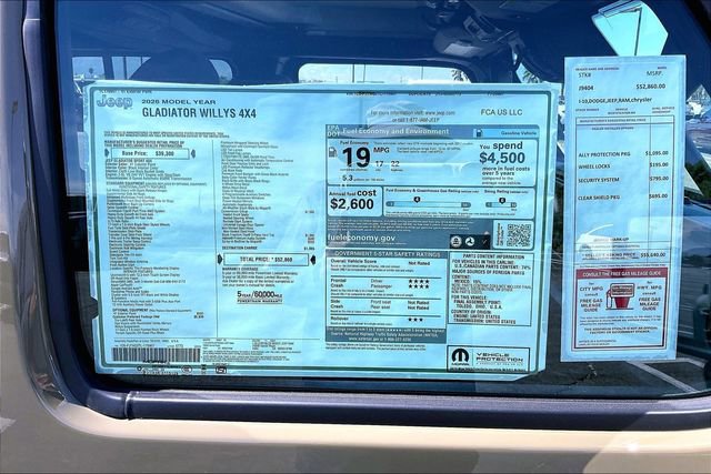 New 2026 Jeep Gladiator Willys image 16
