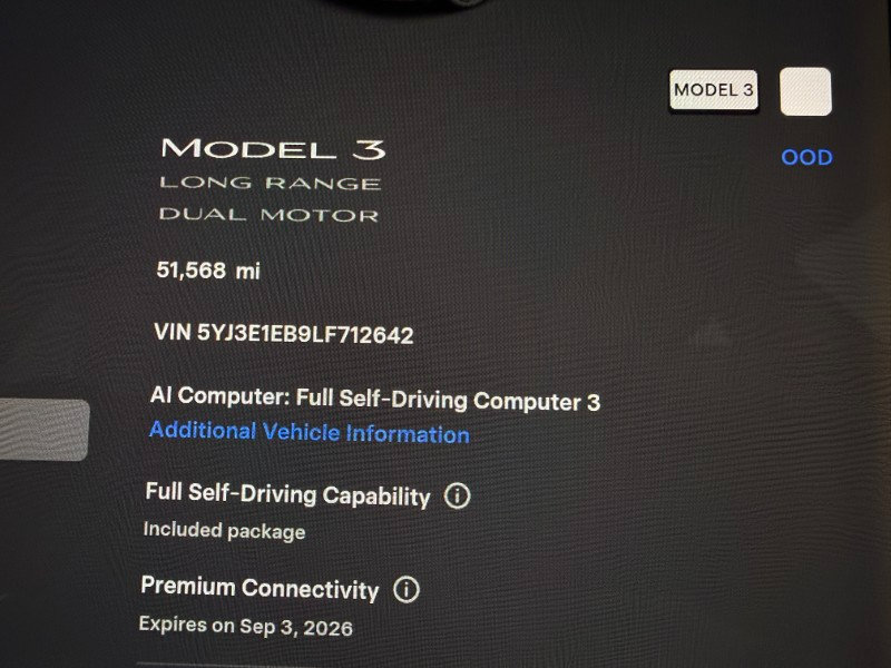 Used 2020 Tesla Model 3 Long Range AWD/4WD image 32