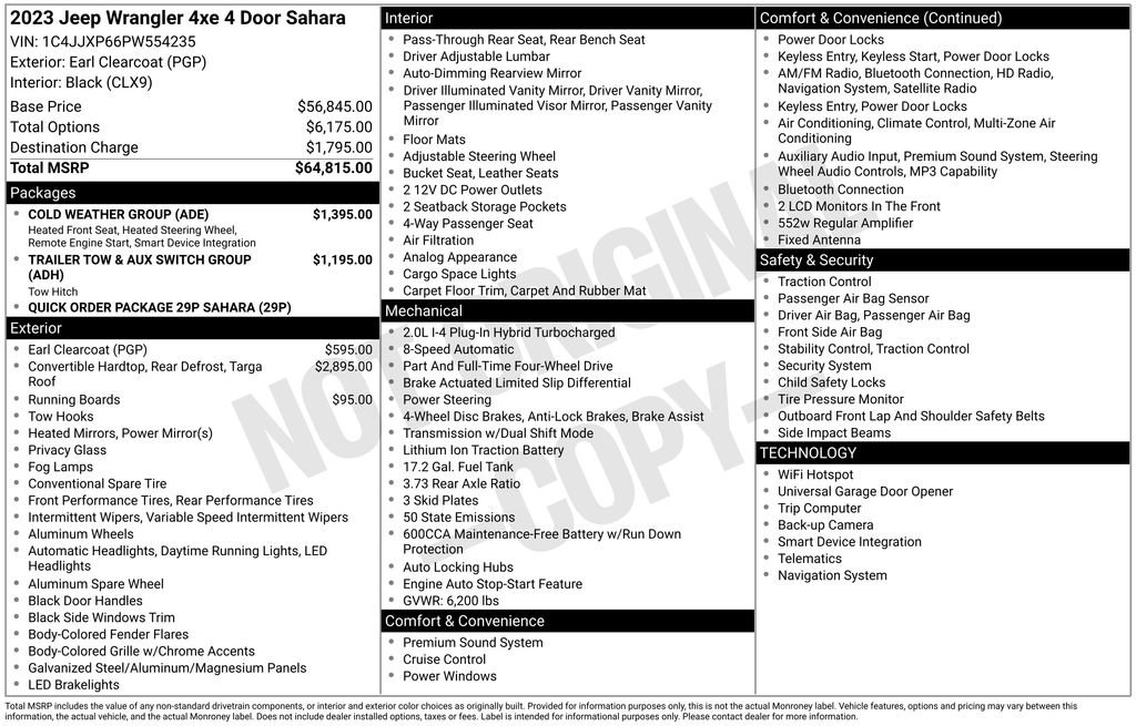 Used 2023 Jeep Wrangler Unlimited Sahara w/ Cold Weather Group image 5