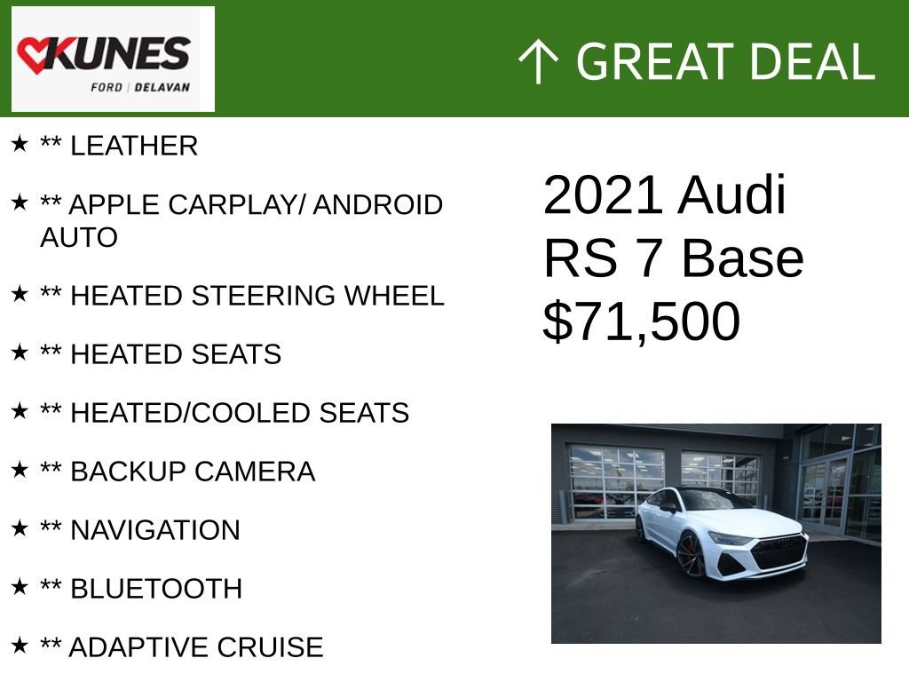 Used 2021 Audi RS 7 Sportback AWD/4WD video 2