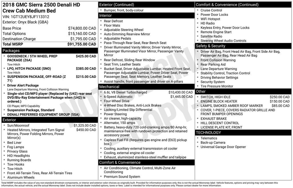 Certified 2018 GMC Sierra 2500 Denali AWD/4WD image 42