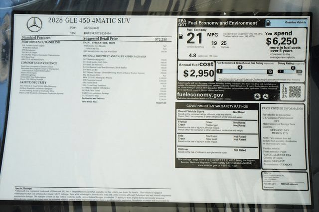 New 2026 Mercedes-Benz GLE 450 4MATIC image 34