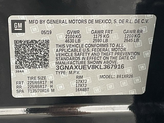 Certified 2019 Chevrolet Equinox LT image 23