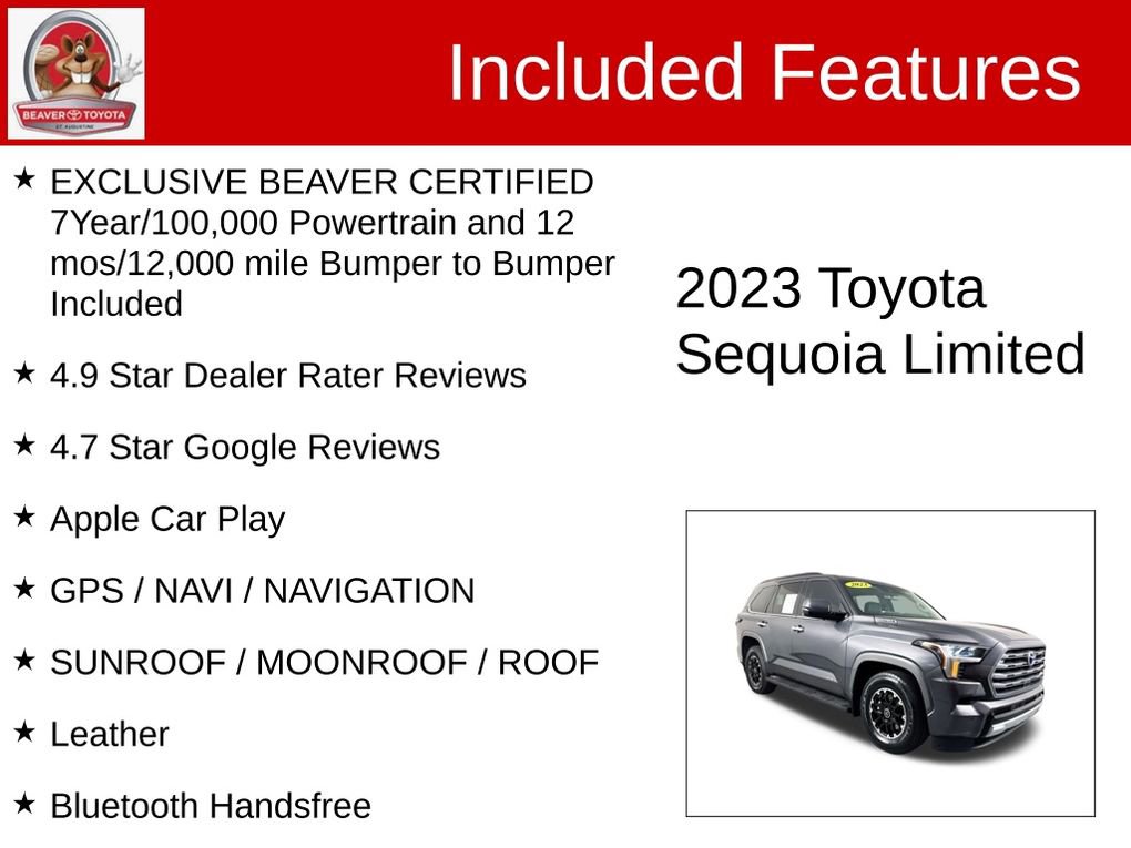 Used 2023 Toyota Sequoia Limited w/ TRD Off-Road Package image 4