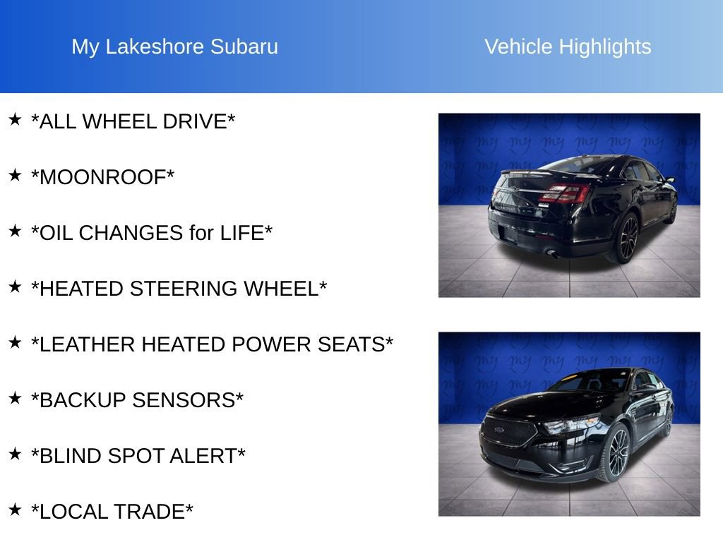 Used 2017 Ford Taurus SHO image 9