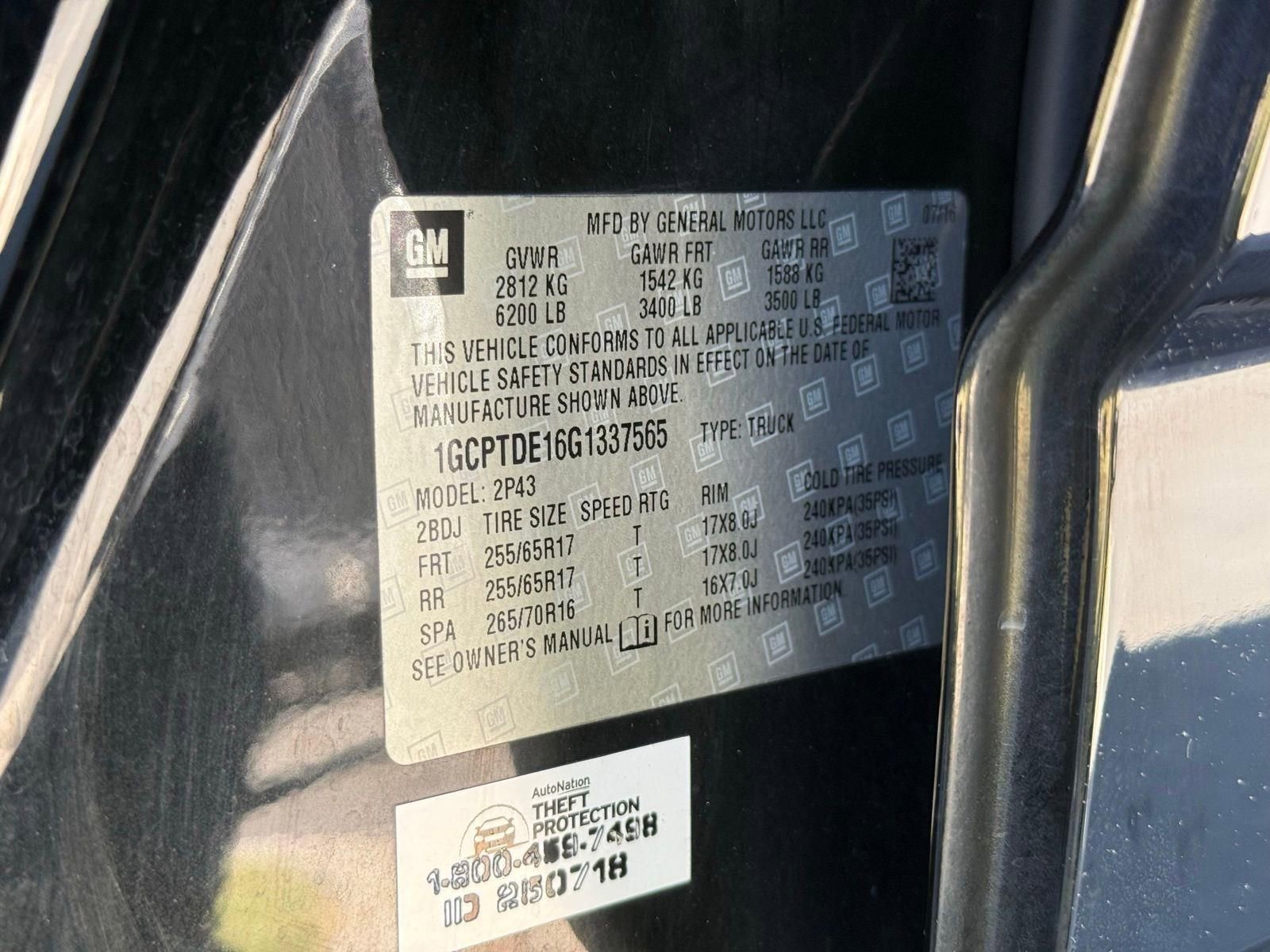 Used 2016 Chevrolet Colorado Z71 AWD/4WD image 63