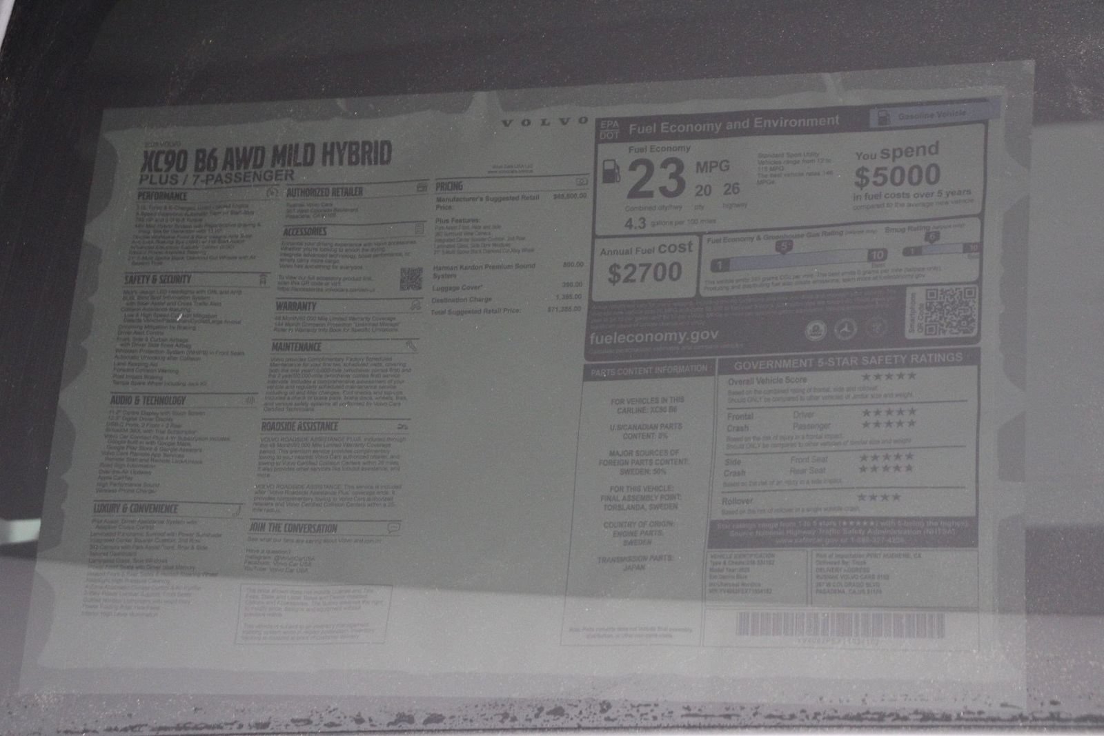 New 2026 Volvo XC90 B6 Plus AWD/4WD image 18