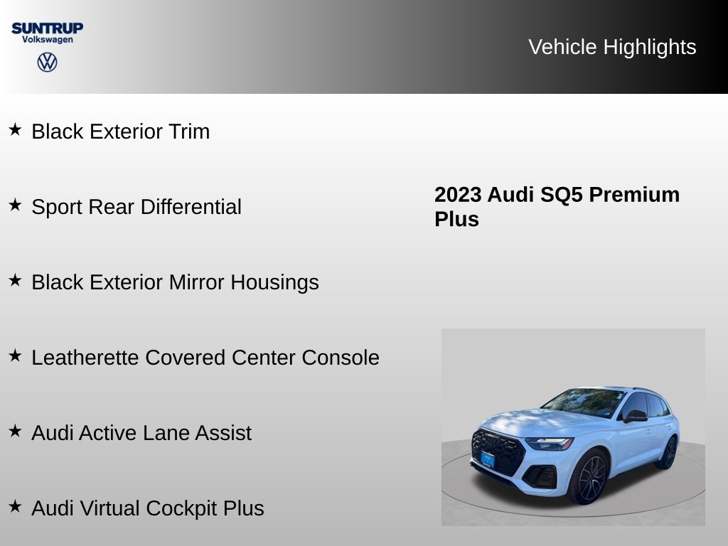 Used 2023 Audi SQ5 Premium Plus w/ Premium Plus Package AWD/4WD image 31