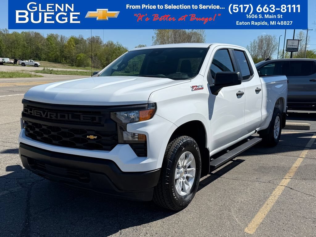 Certified 2023 Chevrolet Silverado 1500 W/T w/ WT Value Package AWD/4WD image 1