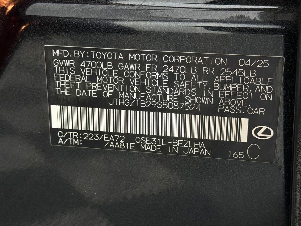 Used 2025 Lexus IS 350 F Sport image 39