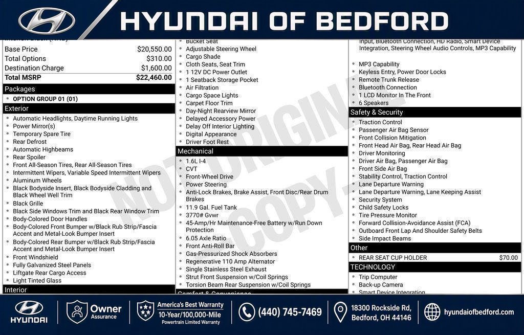 Certified 2026 Hyundai Venue SE FWD image 66
