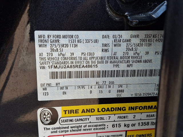 Certified 2024 Ford Expedition Limited AWD/4WD image 27