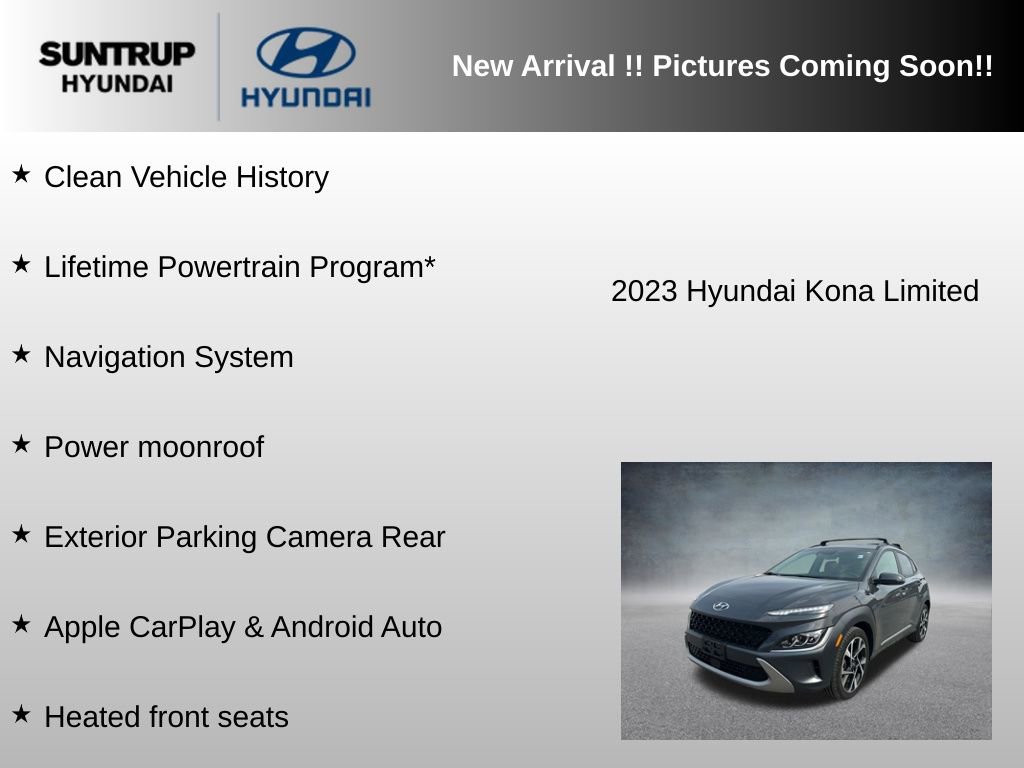 Used 2023 Hyundai Kona Limited AWD/4WD image 5
