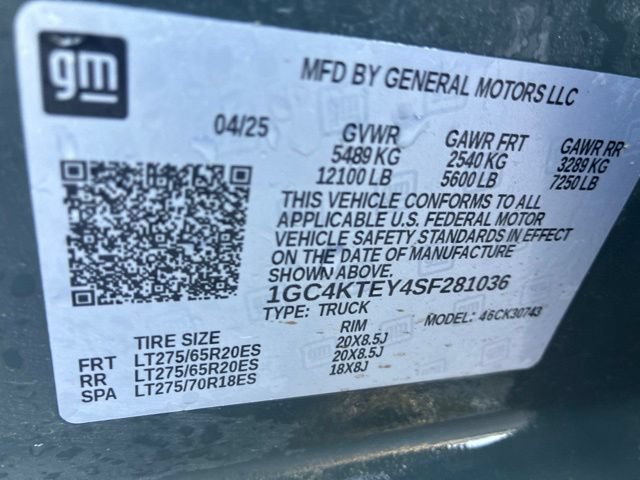 Used 2025 Chevrolet Silverado 3500 LT w/ Trail Boss Package AWD/4WD image 14